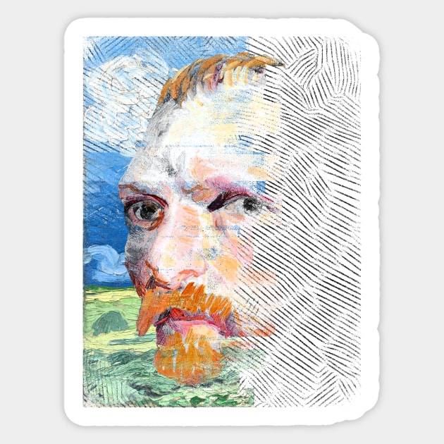 Van Gogh Sticker by bulografik